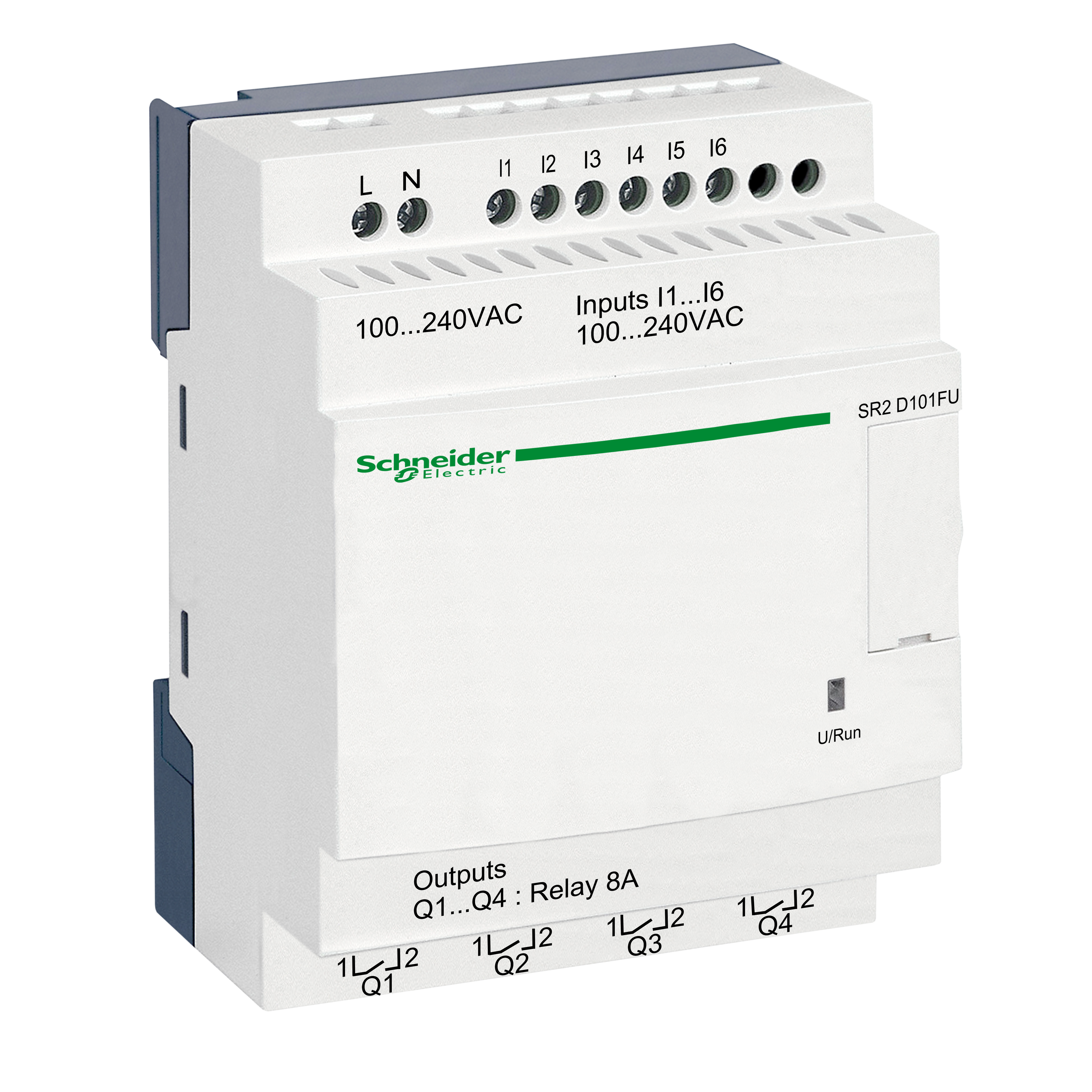 Zelio 6E/4S Rele Sin Reloj 220VAC Sin Pant SR2D101FU — Schneider Electric — Schneider Electric