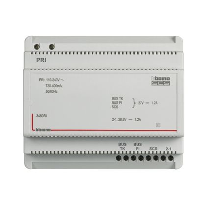 BT/2H-ALIM+ADAPT.VID.1.2A 6DIN 346050 — BTicino — Bticino