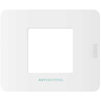 Placa 2P Antibacterial JA4802JAB — BTicino — Bticino