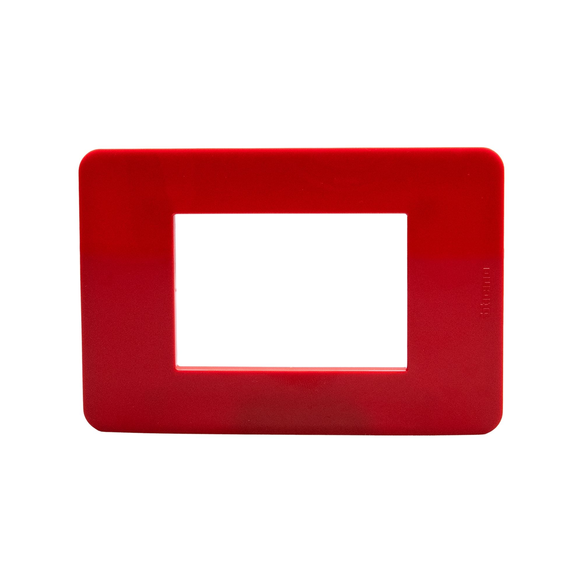 Placa 3P Rojo JA4803JR — BTicino — Bticino
