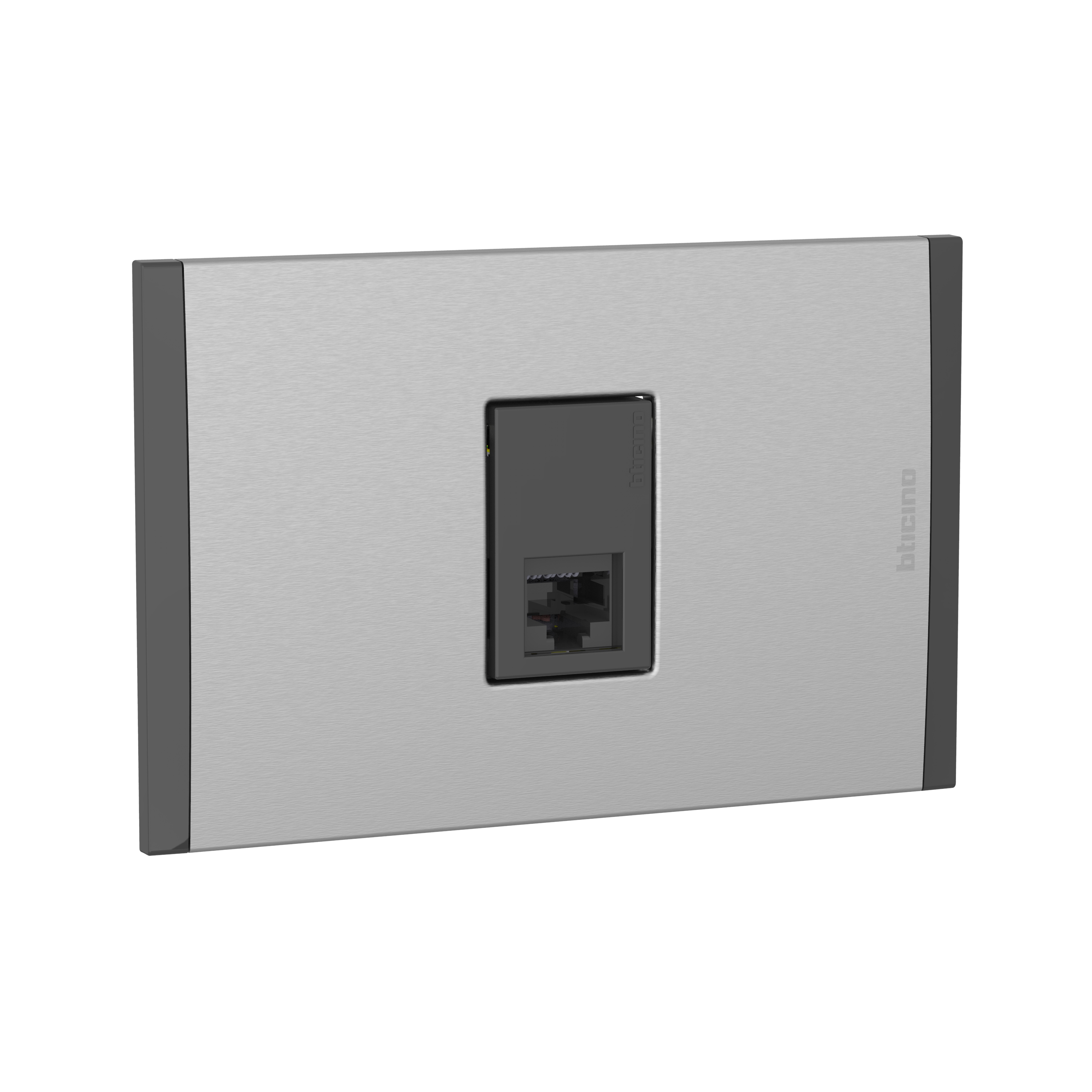 Toma RJ45 Categoria 6 Antracita PL1P Met AF2079E1AMT — BTicino — Bticino