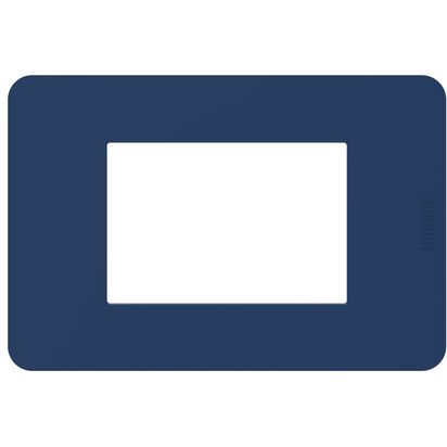 Placa 3P Blue JA4803TB — BTicino — Bticino