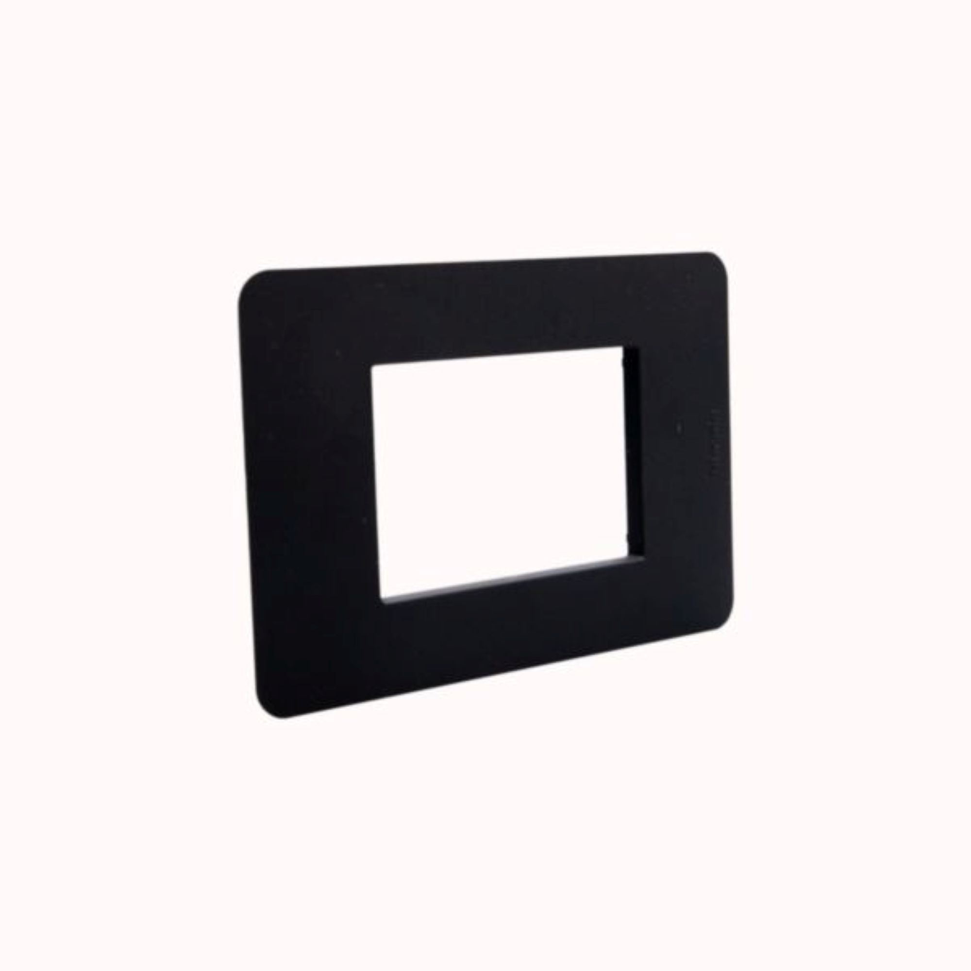 Placa 3P Negro JA4803JB — BTicino — Bticino