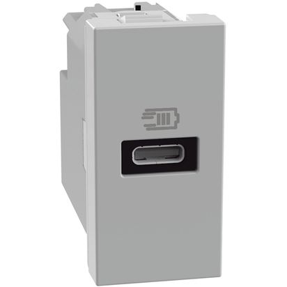 Cargador USB C Pd 1 Módulo Gris JG4192C — BTicino — Bticino