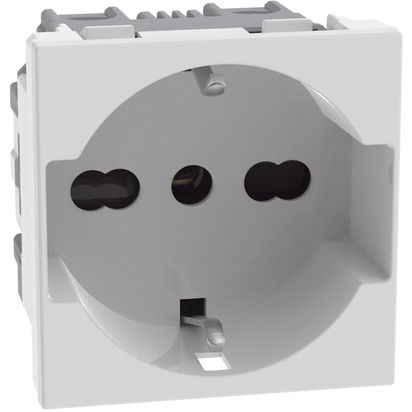 Toma Univ 2P+T10/16A Schuk Blanco JW4140A16 — BTicino — Bticino