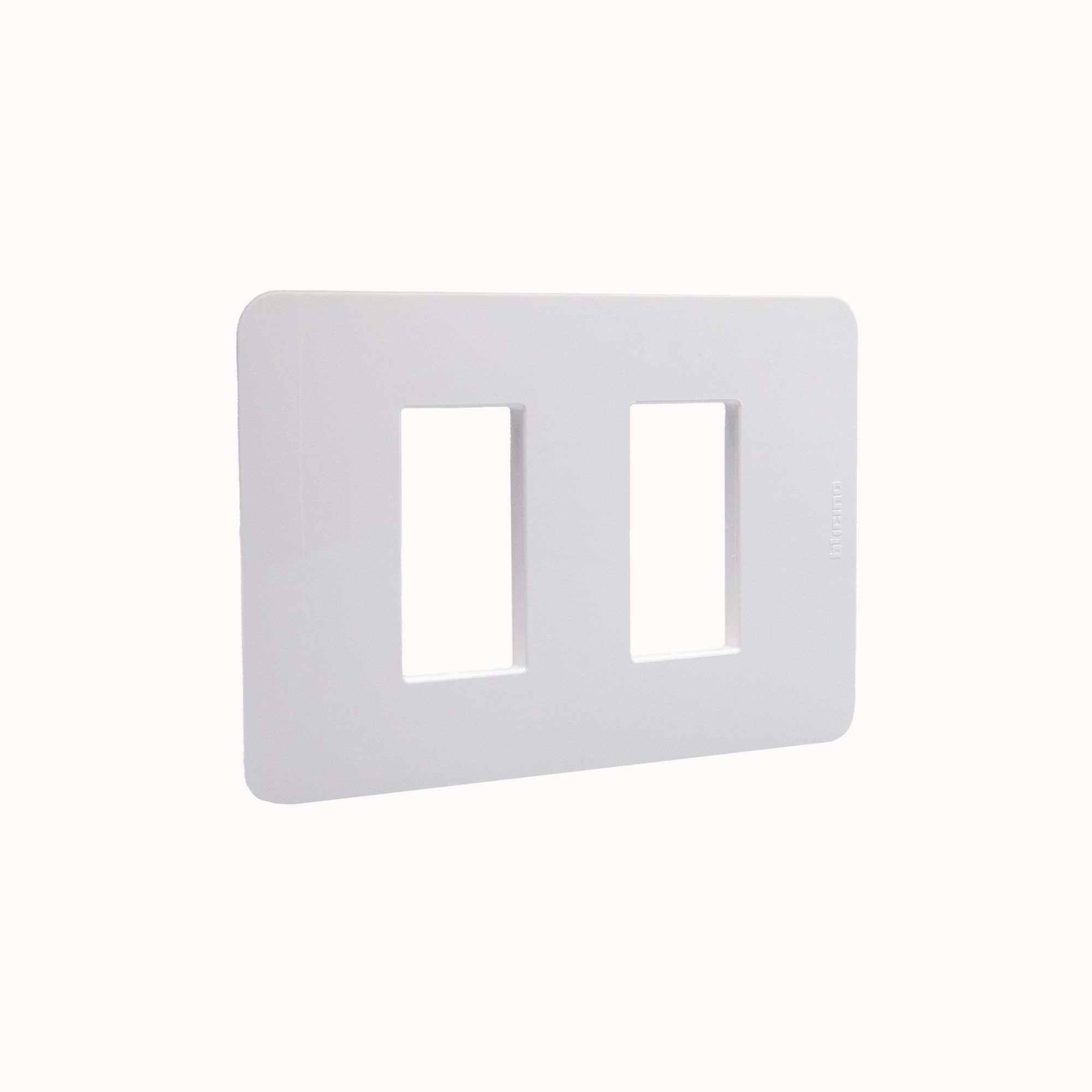 Placa 1+1P Blanco JA4803M2JW — BTicino — Bticino