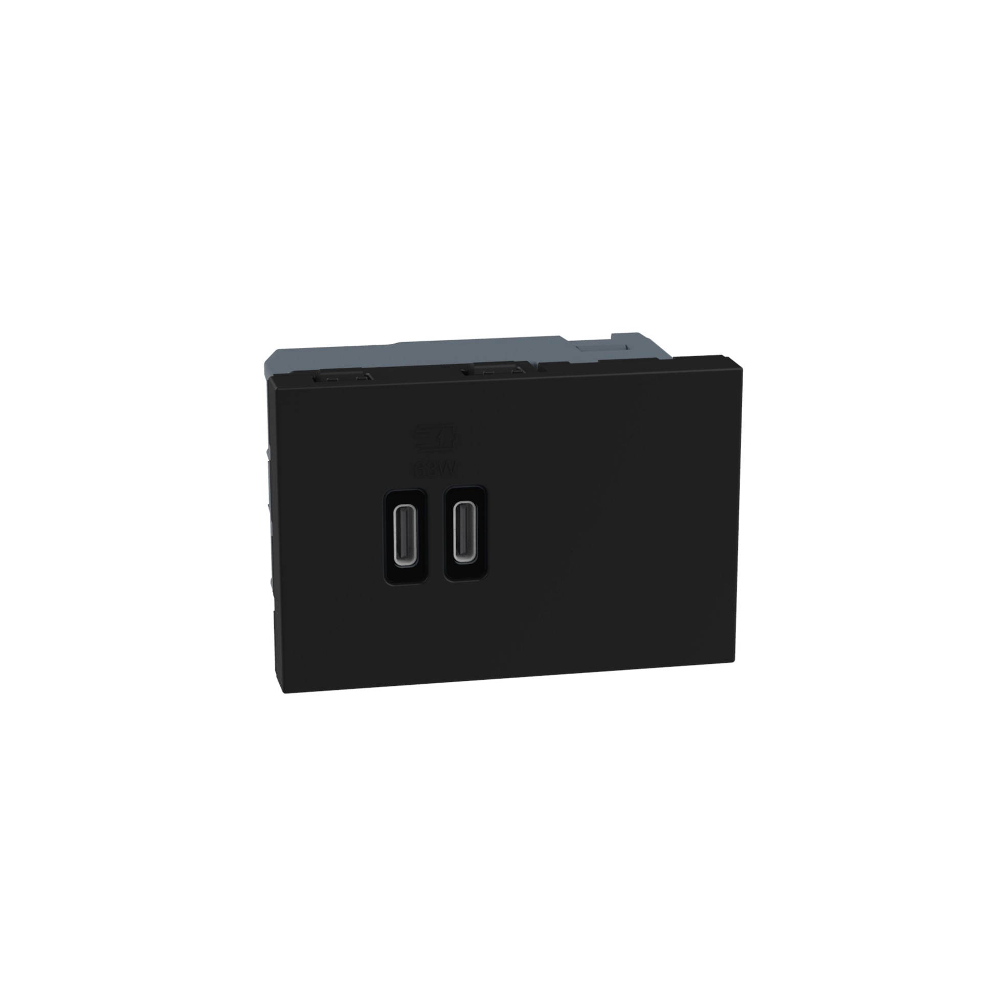 Cargador USB Cc Pd 3 Módulos Negro JB4395CC — BTicino — Bticino