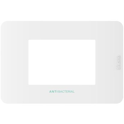 Placa 3P Antibacterial JA4803JAB — BTicino — Bticino
