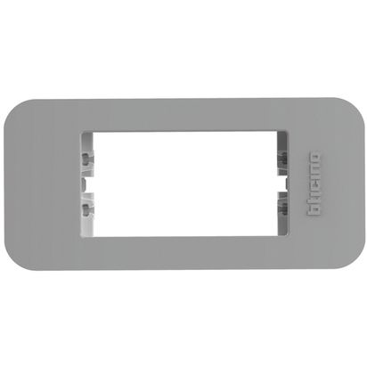 Placa 1P Perfil Gris JA4811M1JG — BTicino — Bticino