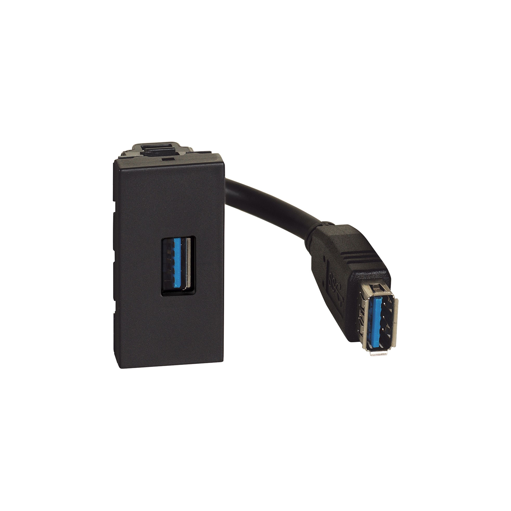 Conector USB a Preconec Negro JB4285P — BTicino — Bticino