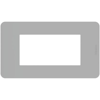 Placa 4P Gris JA4804JG — BTicino — Bticino