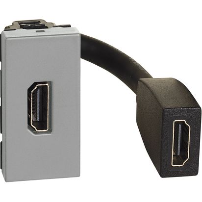 Conector HDMI Preconec Gris JG4284P — BTicino — BTicino