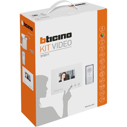 Timbre Video Portero Kit Citofono 4.3 4 Hilos Manos Libres 315311 — BTicino — BTicino
