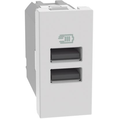 Cargador USB Aa 1 Módulo Blanco JW4191AA — BTicino — BTicino