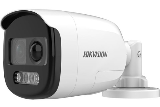 Camara Analoga Bala 2MP 3.6mm IR40M 24H Color Sirena Luz DS-2CE12DF3T-PIRXOF DS-2CE12DF3T-PIRXOF — Hikvision — Hikvision