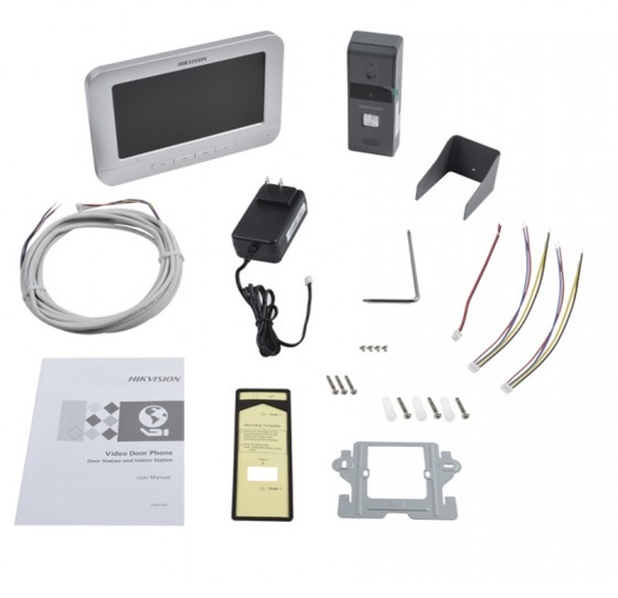 Kit Analogo Videoportero Villa Pantalla 7Pg Placa Exterior DS-KIS203 DS-KIS203 — Hikvision — Hikvision