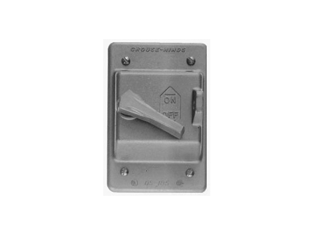 Ch Tapa al Int Switch On-off DS185 — Crouse Hinds — Crouse Hinds