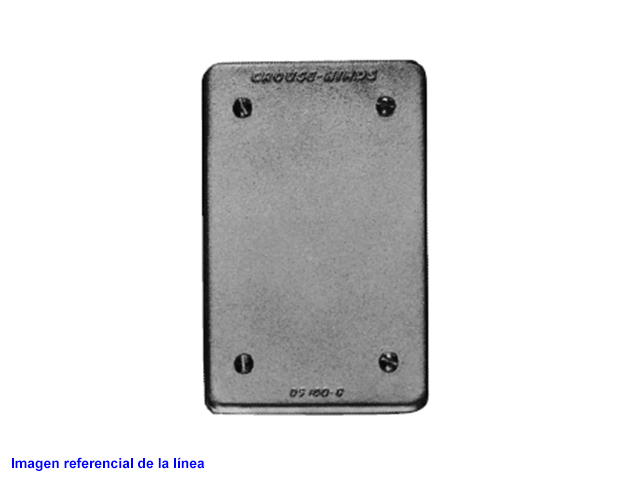 Ch Tapa Ciega al Con Empaq Para Caja Fs-fd DS100G — Crouse Hinds — Crouse Hinds