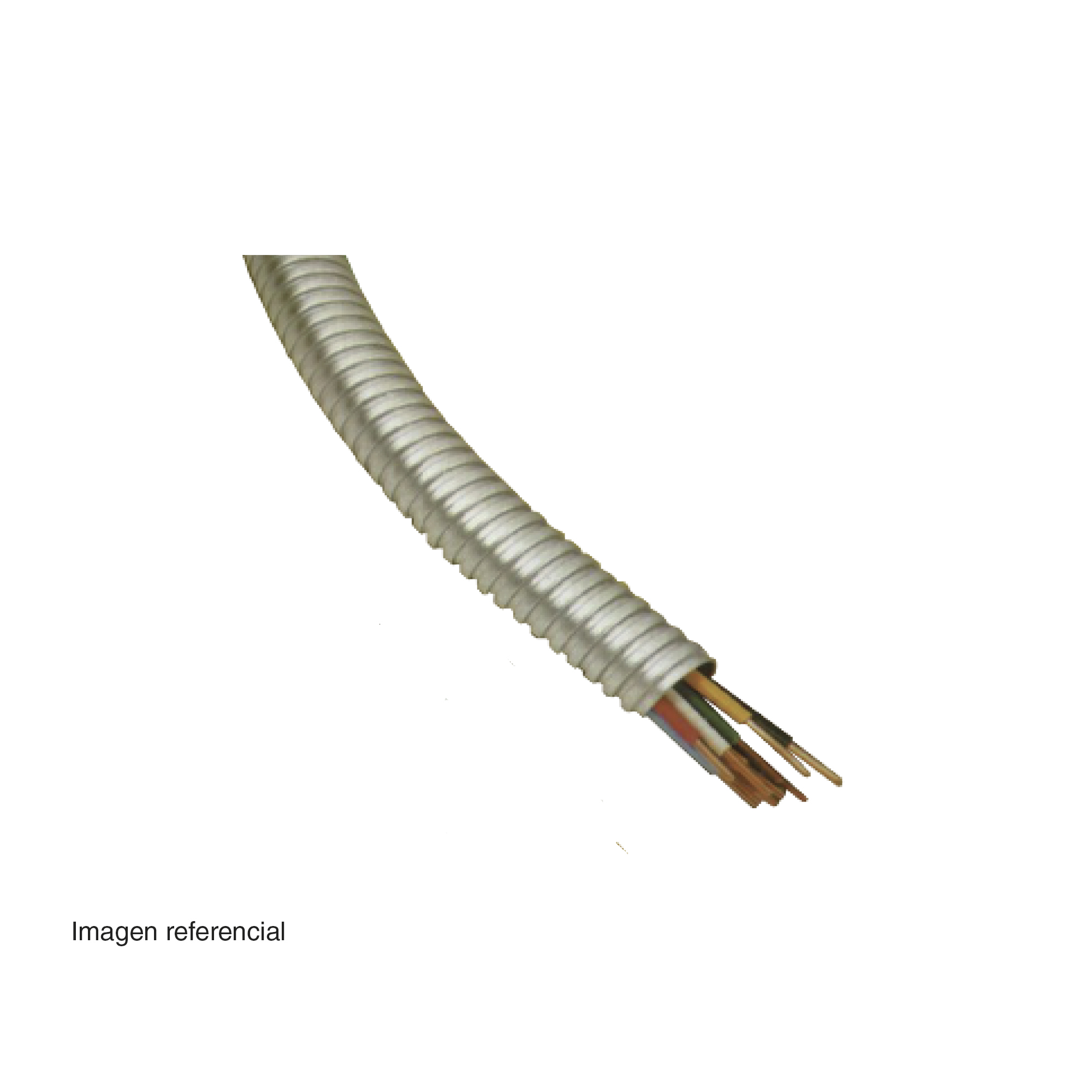 Flexible Metalico Libre Halogenos 16mm Rollo 25MT Gris Liviano 9237640634 — FNX — FNX