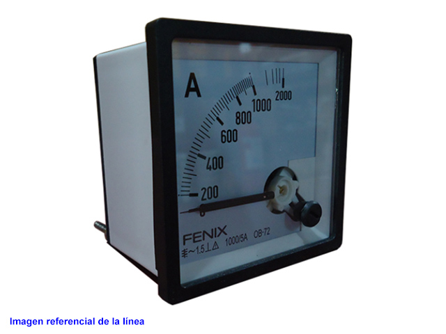 Amperimetro Panel 72x72 0-3000 Transf 2005034 — FNX — FNX