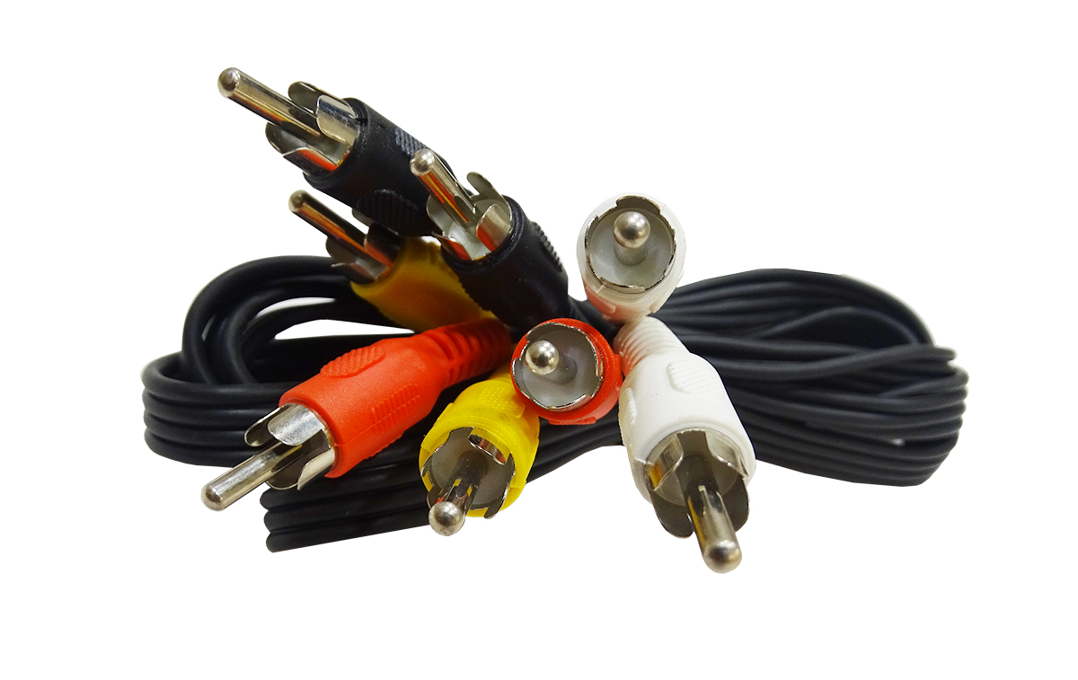 Cable Audio/video 4RCA Plug 2 6x5 2mm 178512434 — FNX — FNX