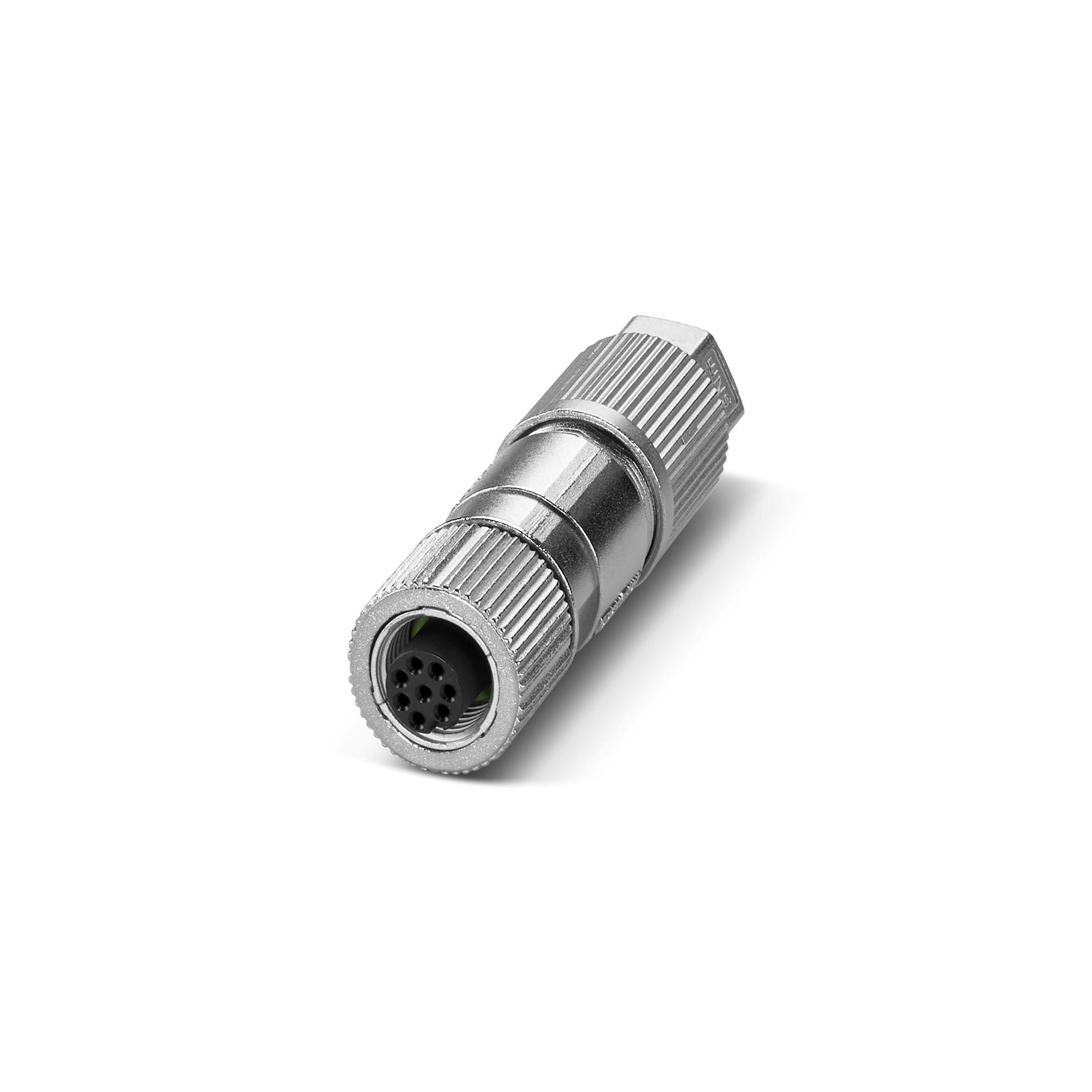 Conector SACC-M12FS-8QO-0,5 Sh - 1414611 — Phoenix Contact — Phoenix Contact