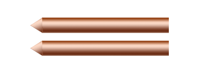 Barra T/tierra 5/8x3 BEAPT06 615800 — Cadweld — Cadweld