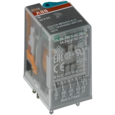 Relé CAPSULADO CR-M220DC4L CONTROL 220V 1SVR405613R9100 ABB — ABB