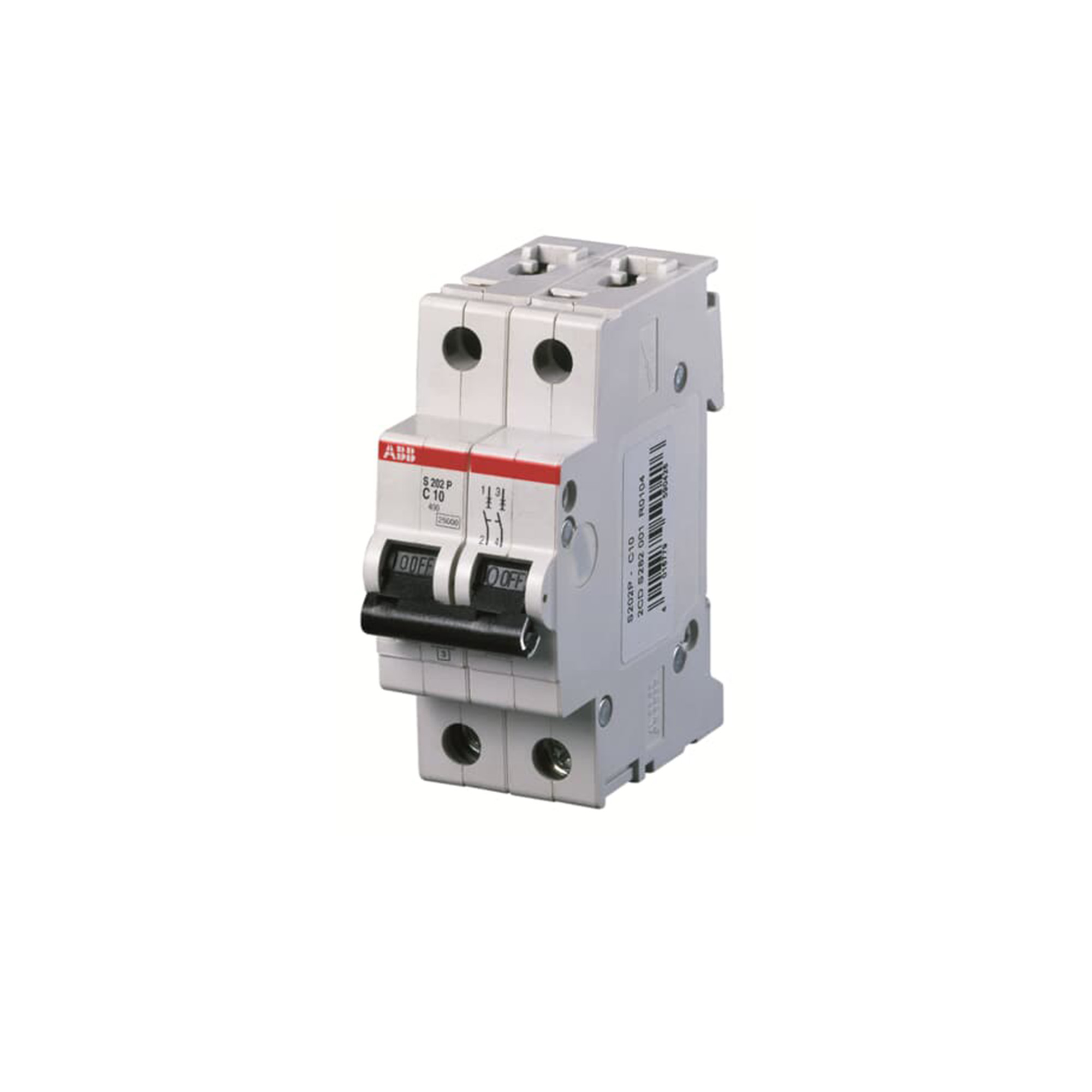 Interruptor automático 2x16A 25kA curva D S200P 2CDS282001R0161 ABB — ABB