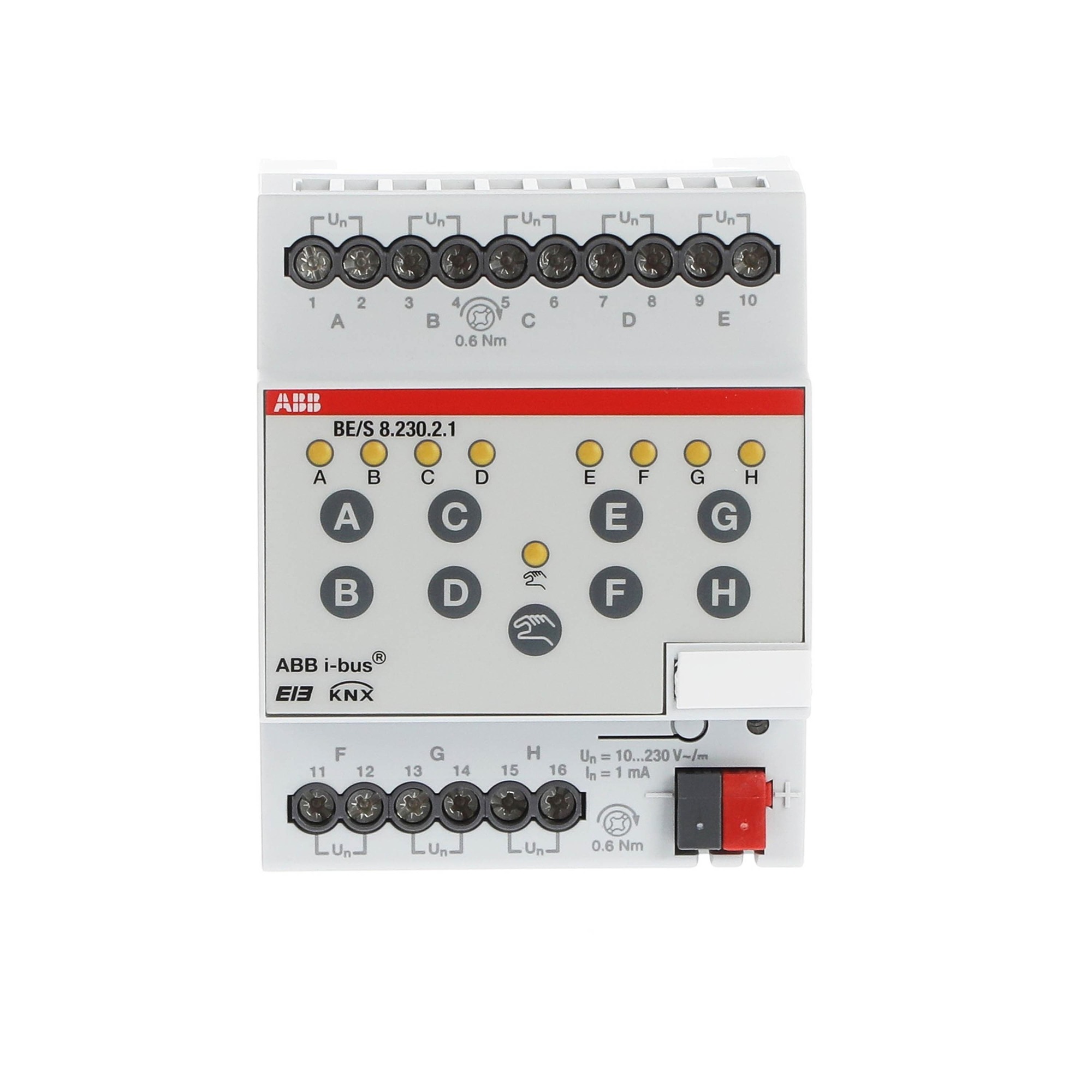 Modulo Ent Binarias Knx 8 Señales 10 - 230V AC/DC Be/s 8.230.2.1 2CDG110093R0011 — ABB — ABB