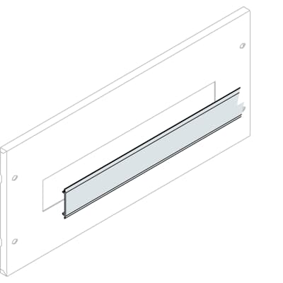 Cubre Riel DIN Cut-out L=2000 RAL7035 AD1086 — ABB — ABB