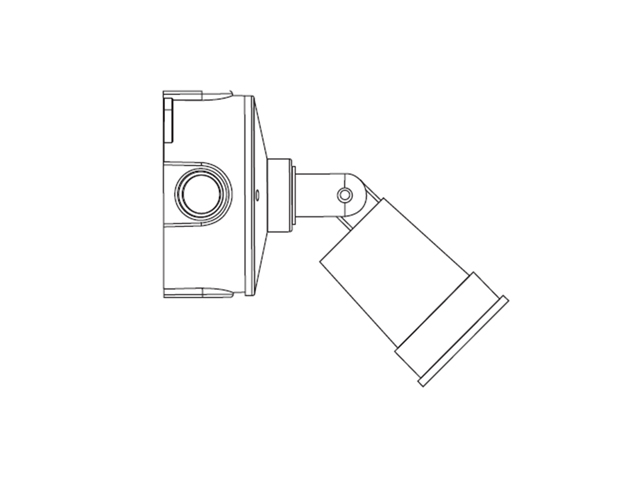 Portalampara Simple Con Cja/tapa 1/2 Lhs- 117382429 — Rawelt — Rawelt
