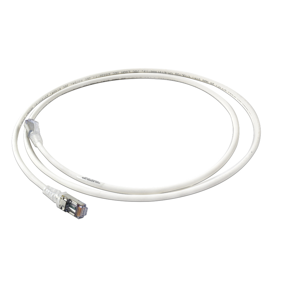 Patch Cord Cat 6A Blindado Slim Blanco 1,5 Mts SP6A-S05-02 — Siemon — Siemon