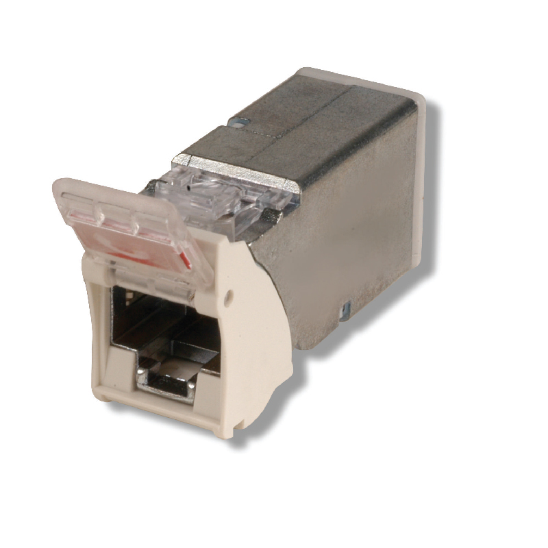 Modulo Hembra Z-max Cat 6A Blindado Blanco Keystone Z6A-SK02 — Siemon — Siemon