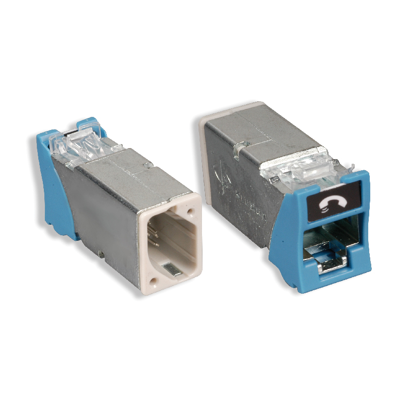 Modulo Hembra Z-max Cat 6A Blindado Negro Z6A-S01 — Siemon — Siemon