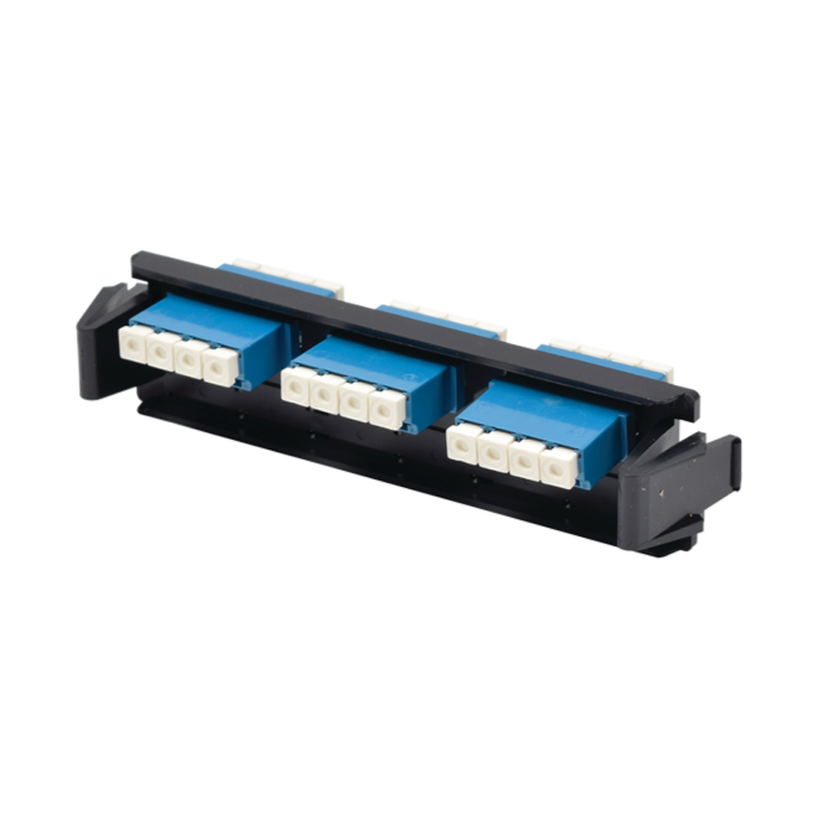 Panel de Conectores Fibra Optica 12 Posiciones Lc Sm OS1/OS2 Azul RIC-F-LCU12-01C — Siemon — Siemon