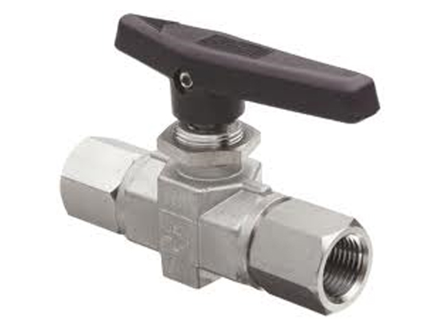 Pk Valvula Bola 2 Vias en Linea 1/2HBRA NPT 8F-B8LJ2-SSP — Parker — Parker