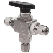 Pk Valvula Bola 3 Vias 1/4HBRA NPT Select 4F-B6XS2-SSP — Parker — Parker