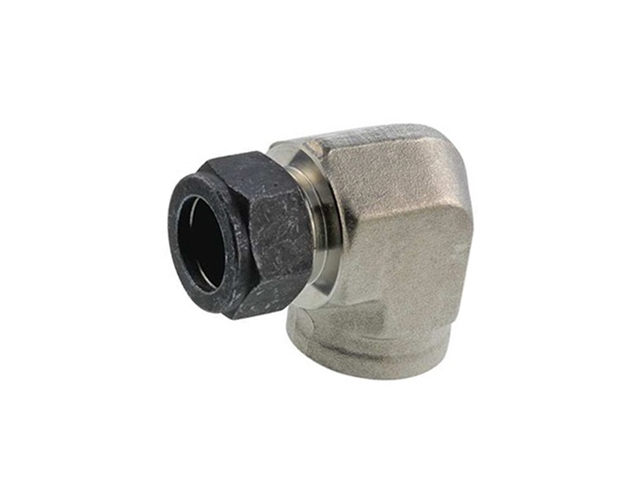 Pk Codo 90° Tubo 3/8 X 3/8 Hbra NPT 6-6-DBZ-SS  Parker — Parker