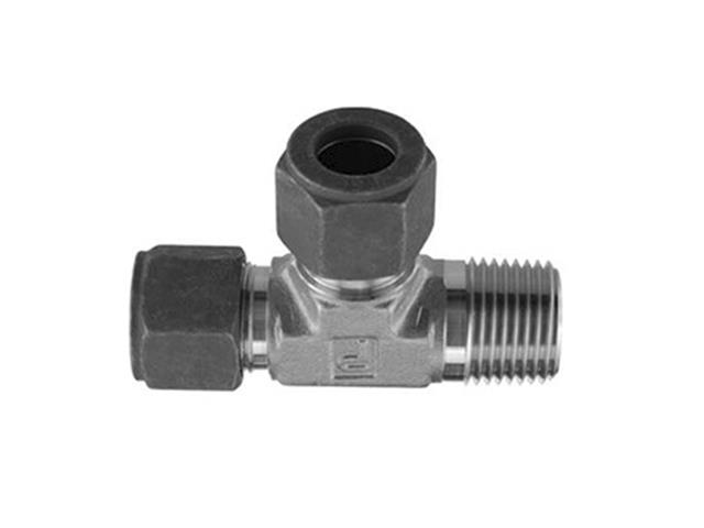 Pk Tee Tubo 3/8X 3/8 Mcho NPT 6-6-6-RBZ-SS — Parker — Parker