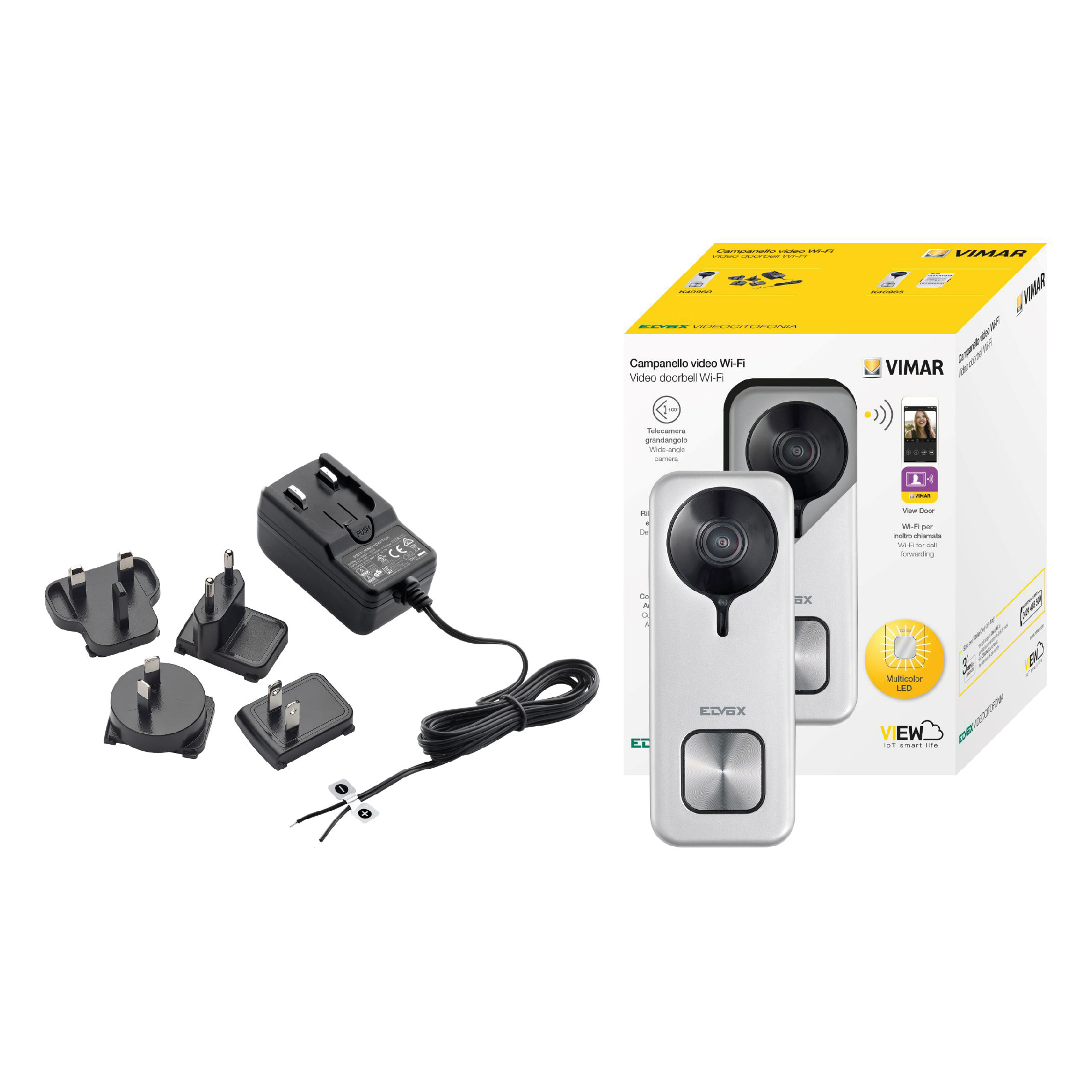 Timbre Video Portero Kit Citofono Wifi 220V K40960 — Vimar — Vimar