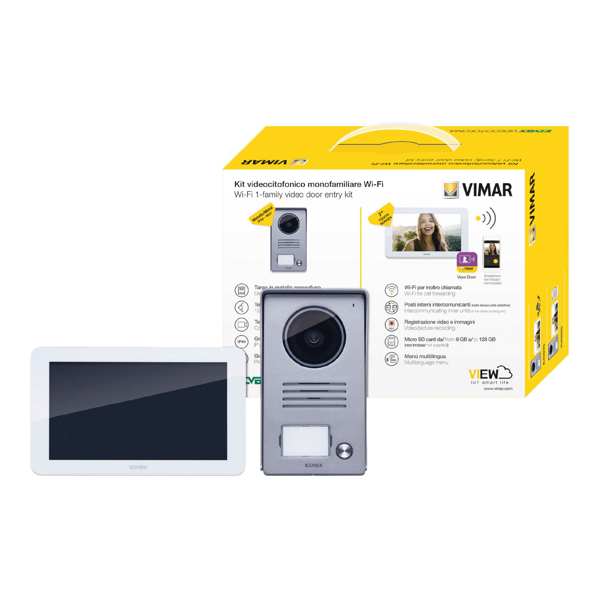 Timbre Video Portero Kit Citofono 7 Wifi 220V Multiclavija K40945 — Vimar — Vimar