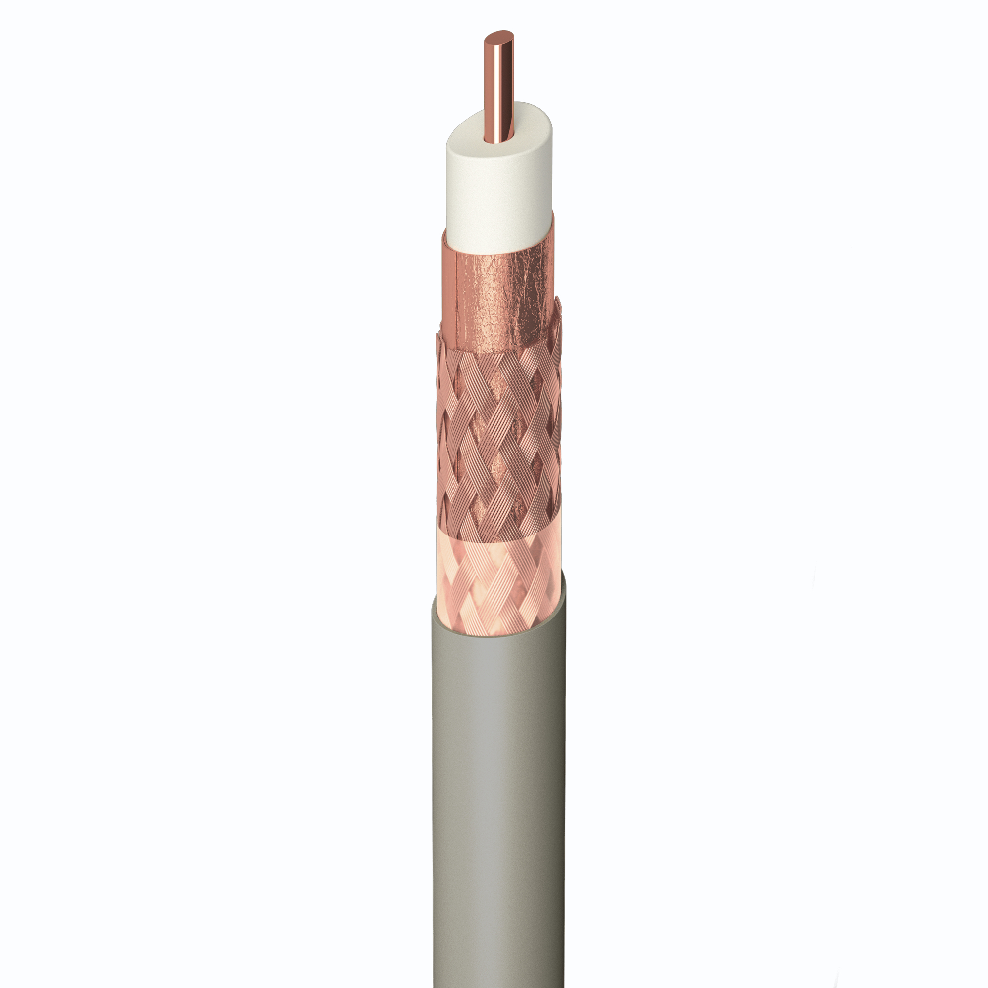 Cable Coaxial (RG6) T-200PLUS Lsfh Dca Clase a 15VRTC 1,20/5,0/6.9mm Gris X Carrete 250 213002 — Televes — Televes