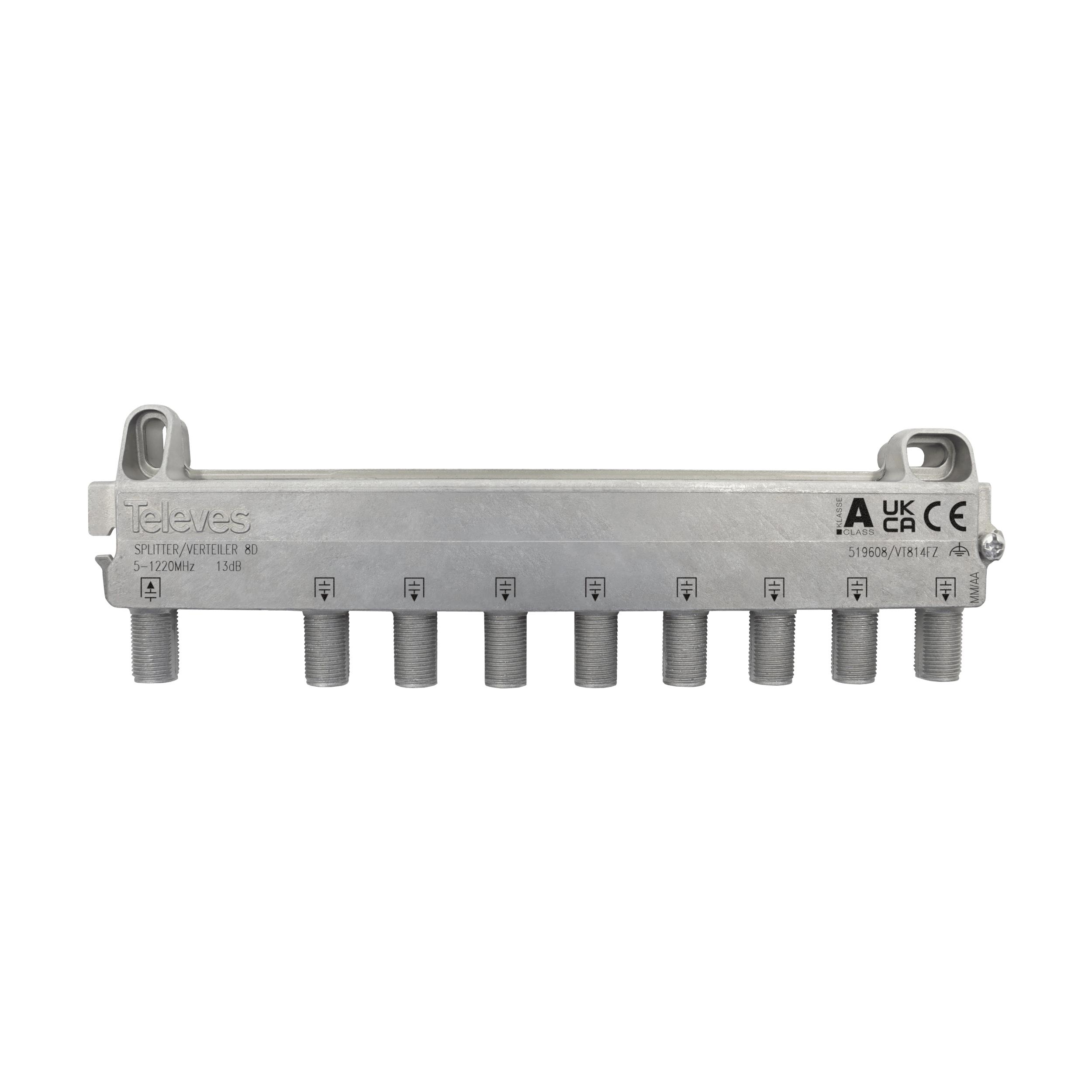 Repartidor 5-1220MHz F 8D 13dB 519608 — Televes — Televes