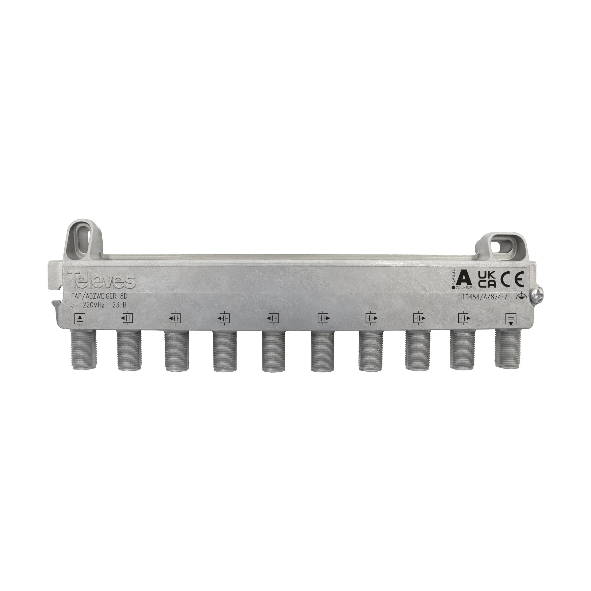 Derivador 5-1220MHz F 8D 23dB 519484 — Televes — Televes