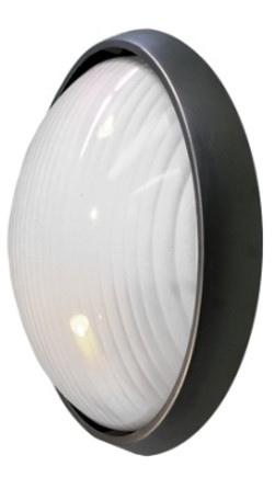 Plafón TORTUGA OVAL ALUM E/27 GRAF IP44 209101425 Darlux — Darlux