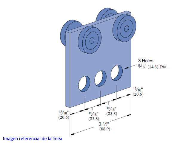 Trole Doble 3 Perf P-2950 Eg P2950 Eg — Unistrut — Unistrut