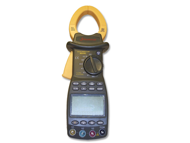 Watmetro Dig Trms 1kA 600V C/3 Sin Pilas MS2205 — Sinometer — Sinometer