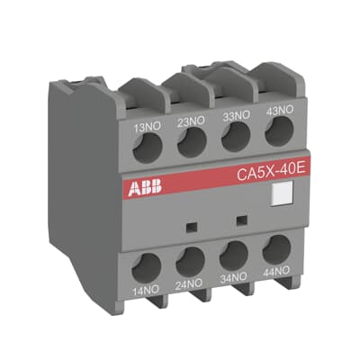 Contacto auxiliar 2NA 2NC para contactor ax hasta 40A CA5X-22M 1SBN019040R1122 — ABB — ABB