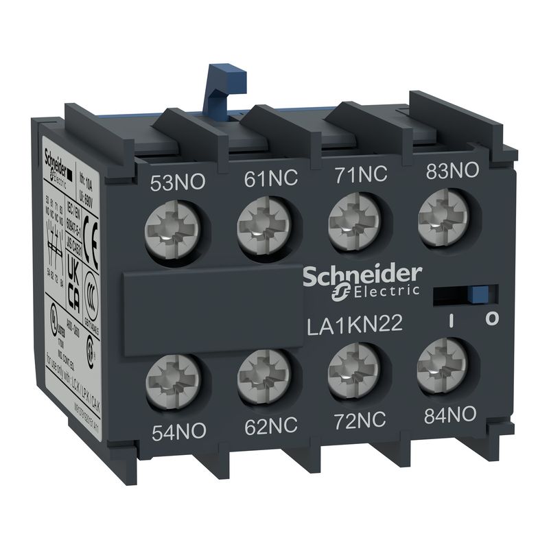 Contacto auxiliar frontal para LC1K 2NA+2NC LA1KN22 — Schneider Electric — Schneider Electric